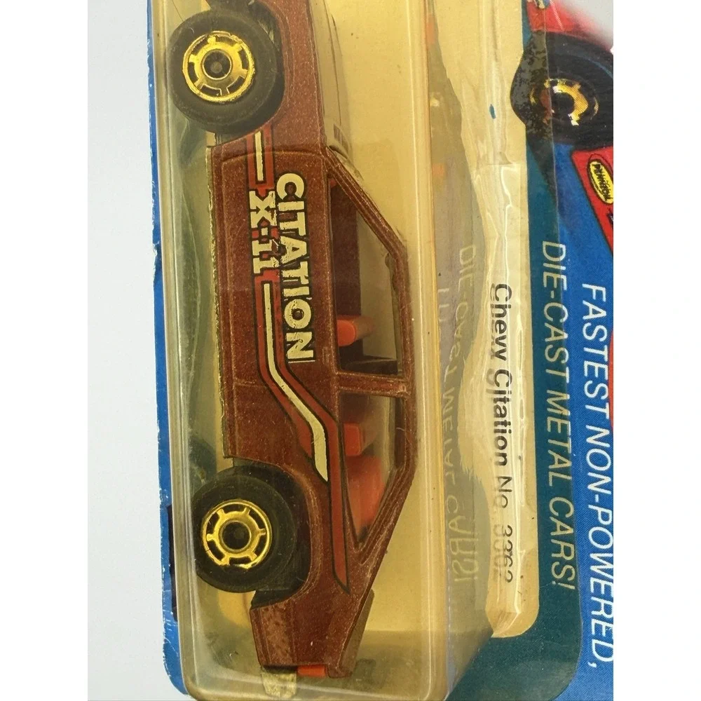 Hot Wheels Chevy Citation X-11 The Hot Ones 1981 1:64 Die-cast Car Brown Metal